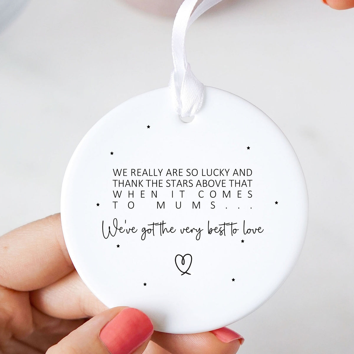 I Really Am So Lucky.. Mum Ceramic Keepsake Ornament