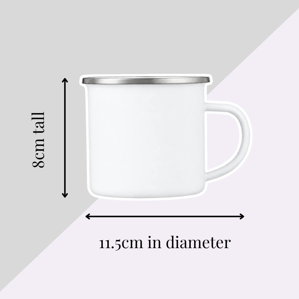 Personalised Childs Safari Animals Enamel Mug