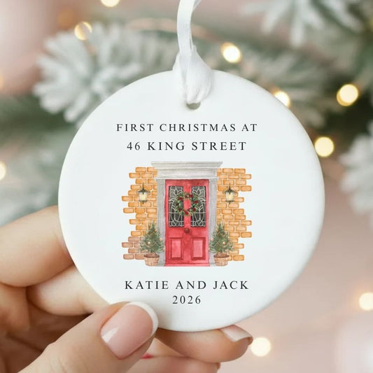 Personalised New Home Christmas Ornament Gift