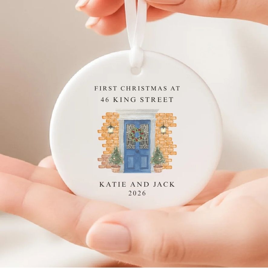 Personalised New Home Christmas Ornament Gift
