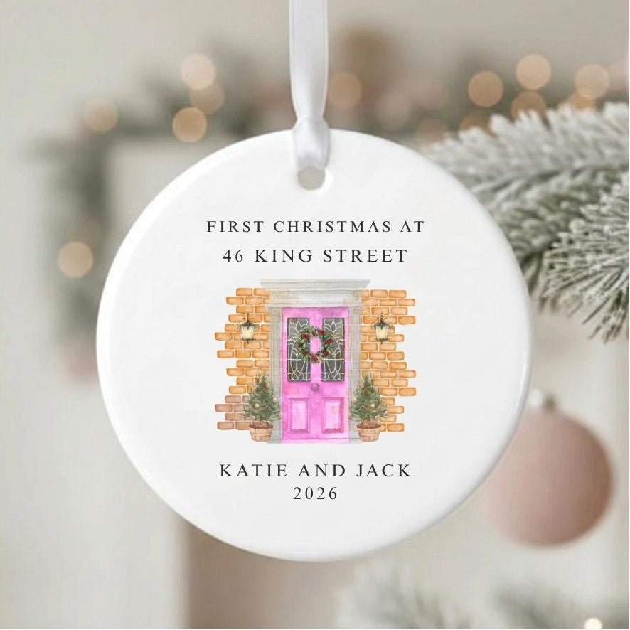 Personalised New Home Christmas Ornament Gift