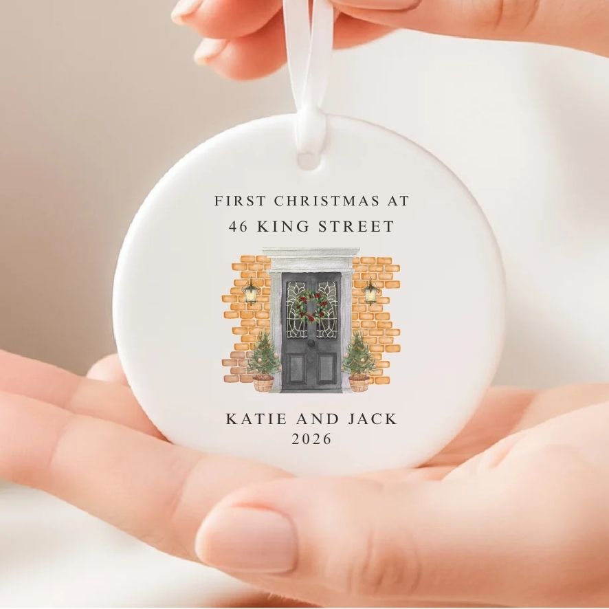 Personalised New Home Christmas Ornament Gift