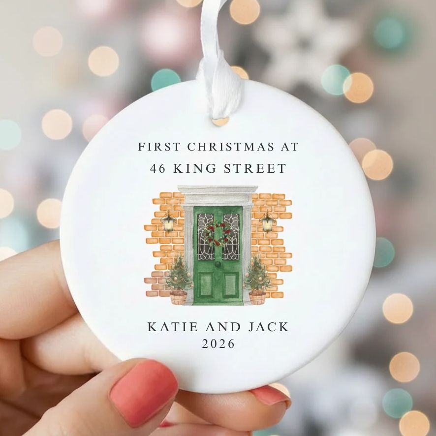 Personalised New Home Christmas Ornament Gift