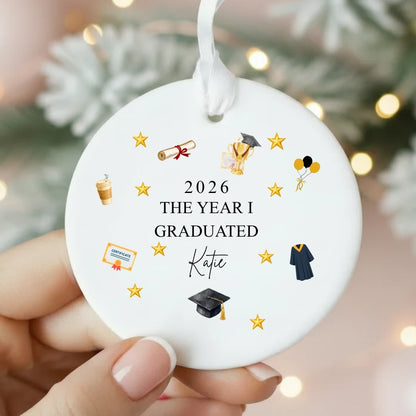 Personalised The Year I Graduated Ceramic Keepsake Gift