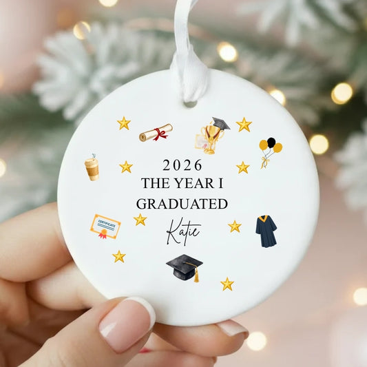 Personalised The Year I Graduated Ceramic Keepsake Gift