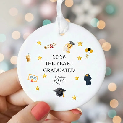 Personalised The Year I Graduated Ceramic Keepsake Gift