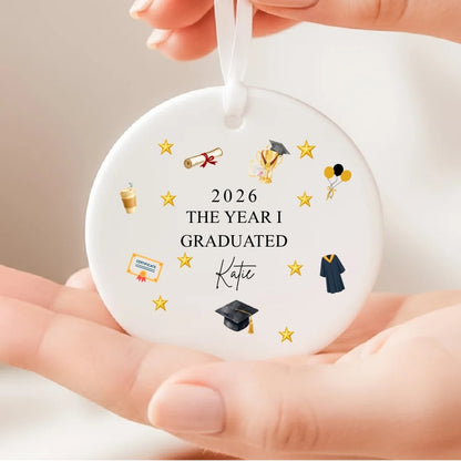Personalised The Year I Graduated Ceramic Keepsake Gift