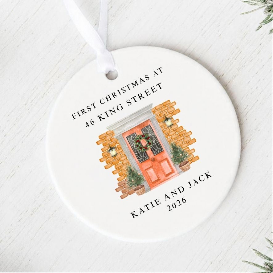 Personalised New Home Christmas Ornament Gift