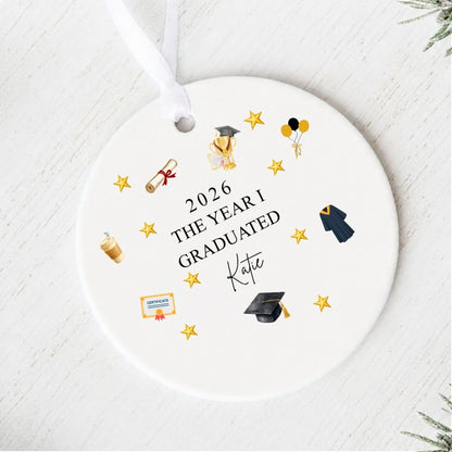 Personalised The Year I Graduated Ceramic Keepsake Gift
