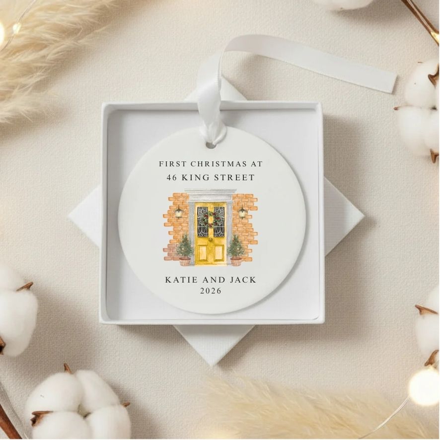 Personalised New Home Christmas Ornament Gift