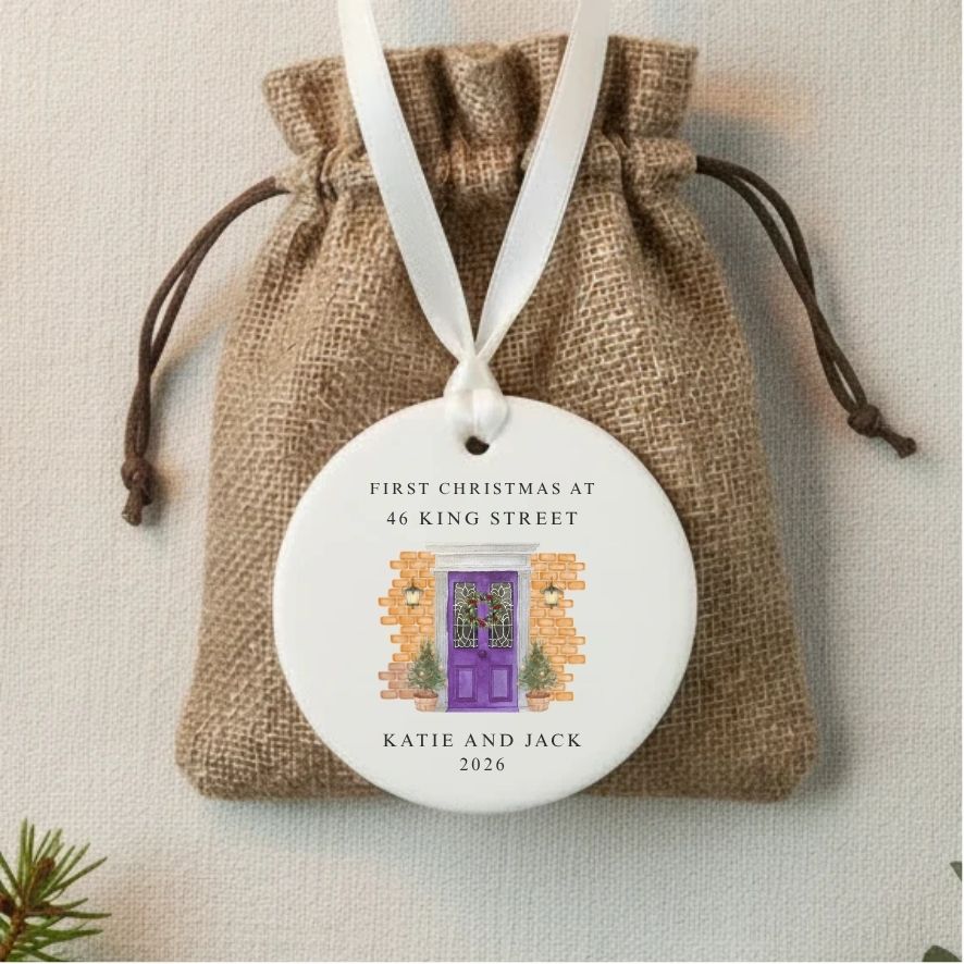 Personalised New Home Christmas Ornament Gift