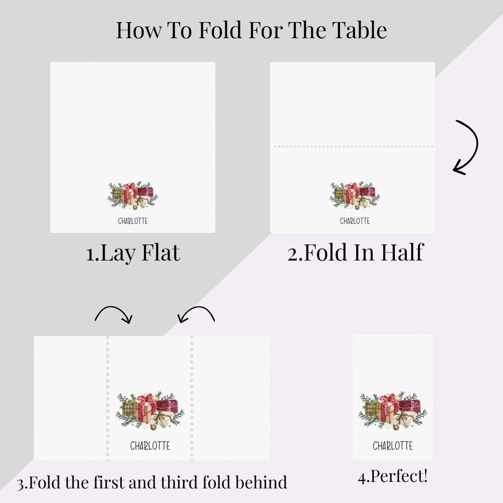 Personalised Christmas Presents Fabric Napkin | Christmas Cloth Napkin