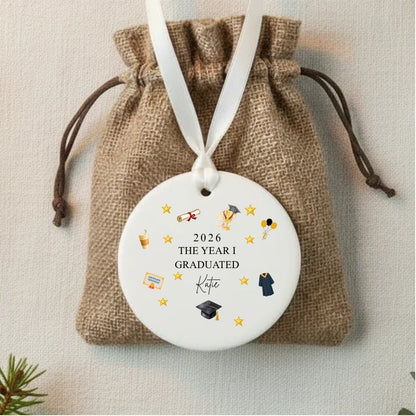 Personalised The Year I Graduated Ceramic Keepsake Gift