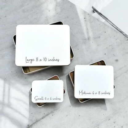 Personalised Nail Varnish Bits N Bobs Metal Storage Tin