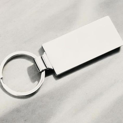 Ride Safe I Need You Here With Me Bike Metal Keyring