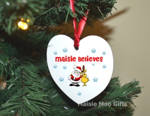 personalized metal christmas tree ornaments