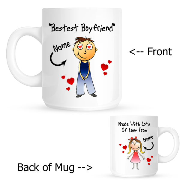 personalised boyfriend mug